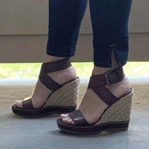 Stuart Weitzman XRay Wedge Sandal